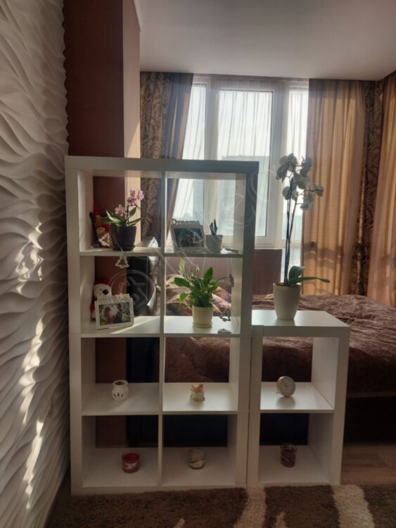 Микс 2*4, 1*2 белый стеллаж перегородка 