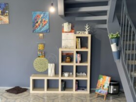 Модульная мебель, Перегородка Кубус в цвете клен