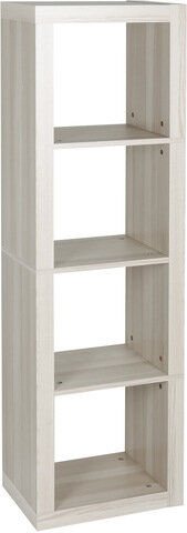 Книжкова шафа Мікс 1x4 Inteo 1500x438x290 мм Клен Товщина корпусу 50мм