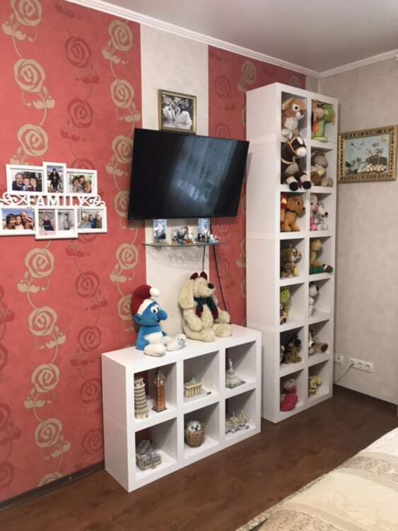 Шафа полиці в дитячу 2*3, білий,  2х3 - 1070х730х290 